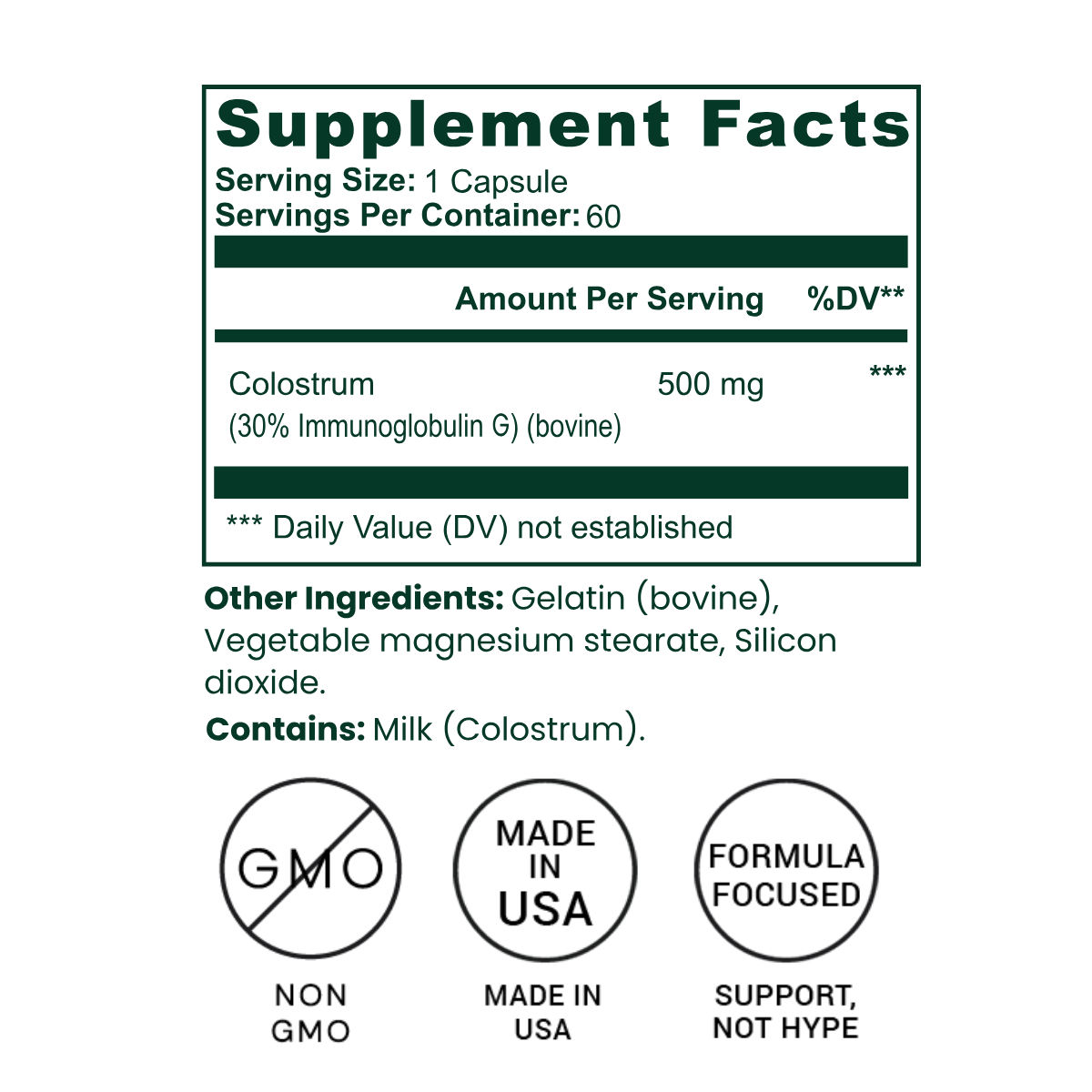 COLOSTRUM capsules