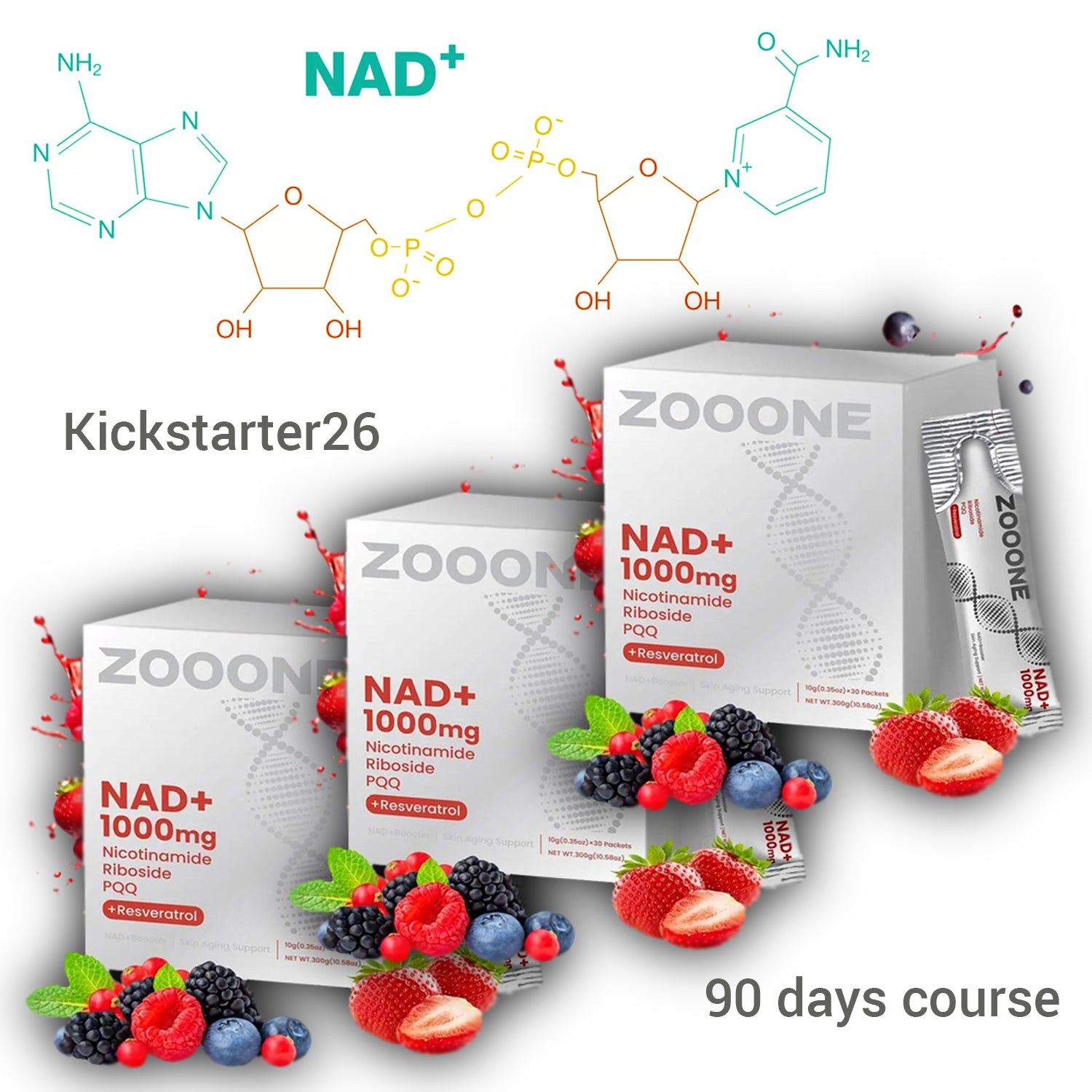 NAD+ Liquid Kick-Starter26 Special 90 days Course
