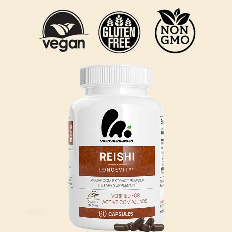 Reishi Mushroom – Immune & Stress Support with Adaptogenic Beta-Glucans