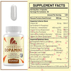 Dopamine Support Capsules – Velvet Bean (Mucuna Pruriens), Adaptogens & Essential Nutrients