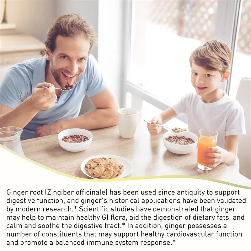 Ginger Root Capsules - Ginger Root Extract – Digestive & Inflammatory Support - Non-GMO - Natural Herbal Supplement used for over 2,500 years in Chinese and Indian medicine for digestion, circulation, and vitality.