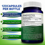 Rhodiola Rosea with Black Pepper Supplement - Relieves Stress, Improves Mood, Increases Focus & Energy, Supports Brain Function