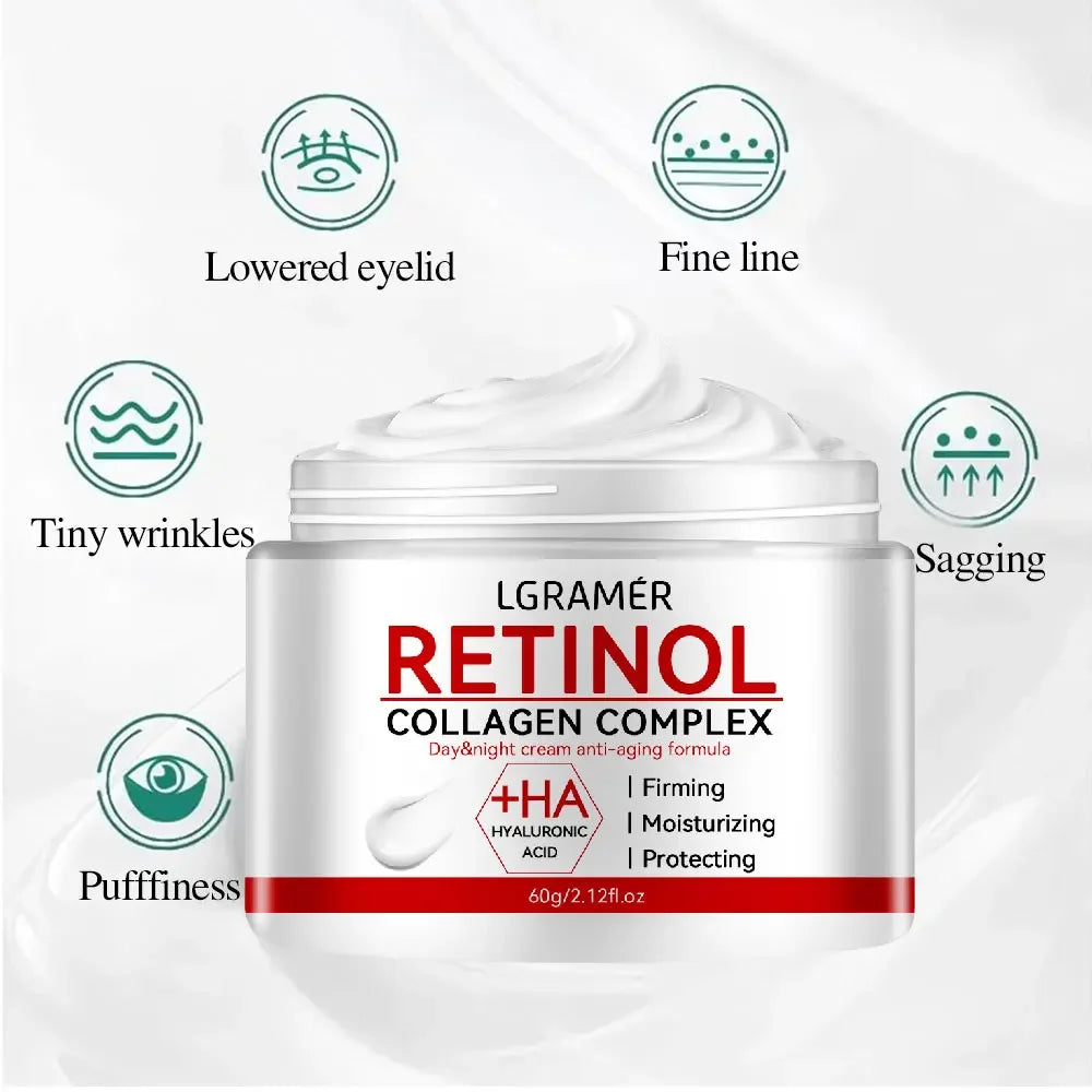 Retinol Lifting & Firming Cream with Collagen – Smooth Wrinkles, Brighten & Hydrate Skin