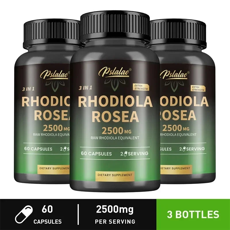 Rhodiola Rosea 2500 mg – Stress Resilience, Focus & Energy Support