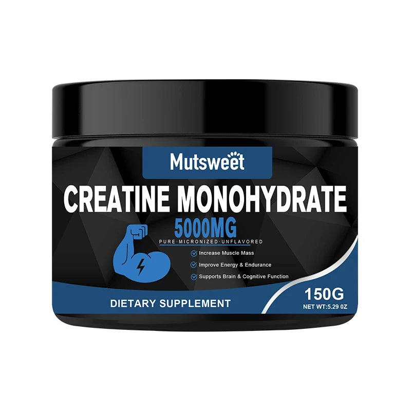 Monohydrate Creatine 5000mg – Pure Micronized Creatine for Muscle Health, Energy, and Performance