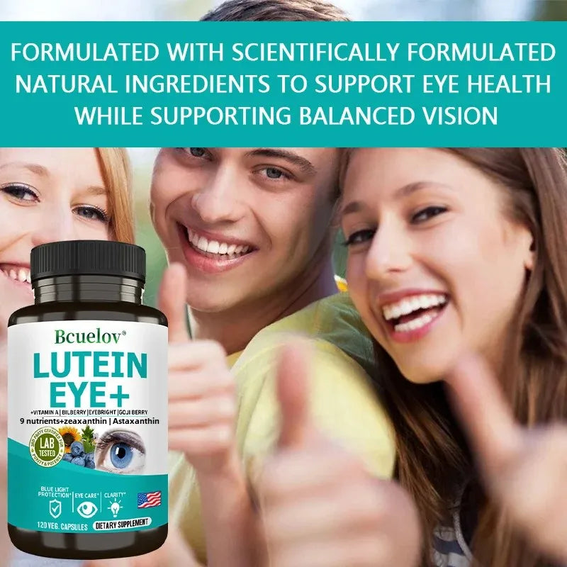 Lutein Eye+ – Vision, Focus & Blue Light Defence with Lutein, Zeaxanthin & Bilberry