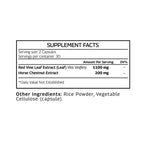 Red Vine Leaf Extract - Circulating and Venous Support for Healthy Legs - Helps with Blood Flow, Leg Circulation -60 Capsules