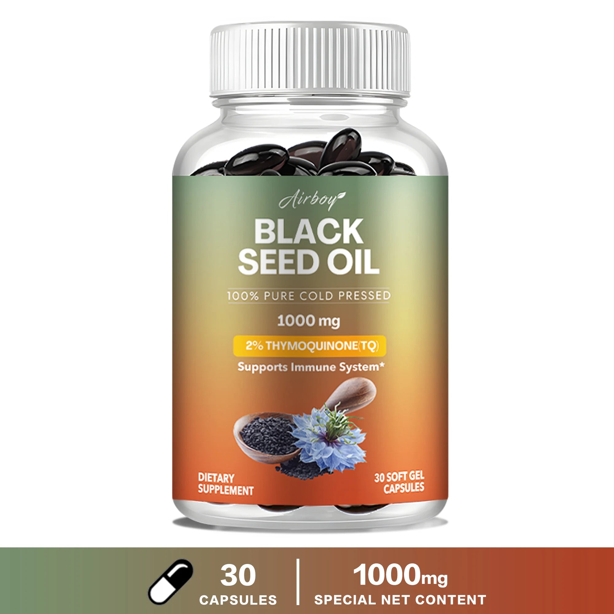 Black Seed Oil – Supports Immunity, Digestion, Skin & Overall Vitality