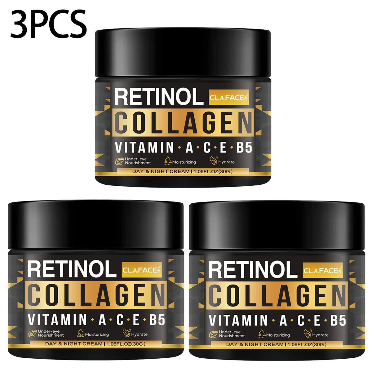 Retinol Collagen Men’s Face Cream – Hydrating, Brightening & Anti-Wrinkle Skincare for Men