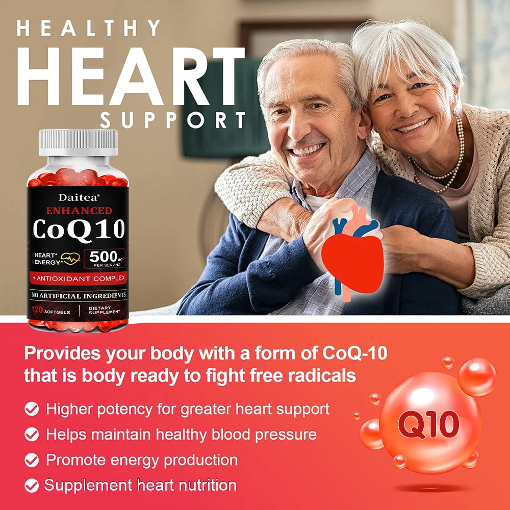 CoQ10 (Ubiquinone) – Heart & Energy Support Antioxidant