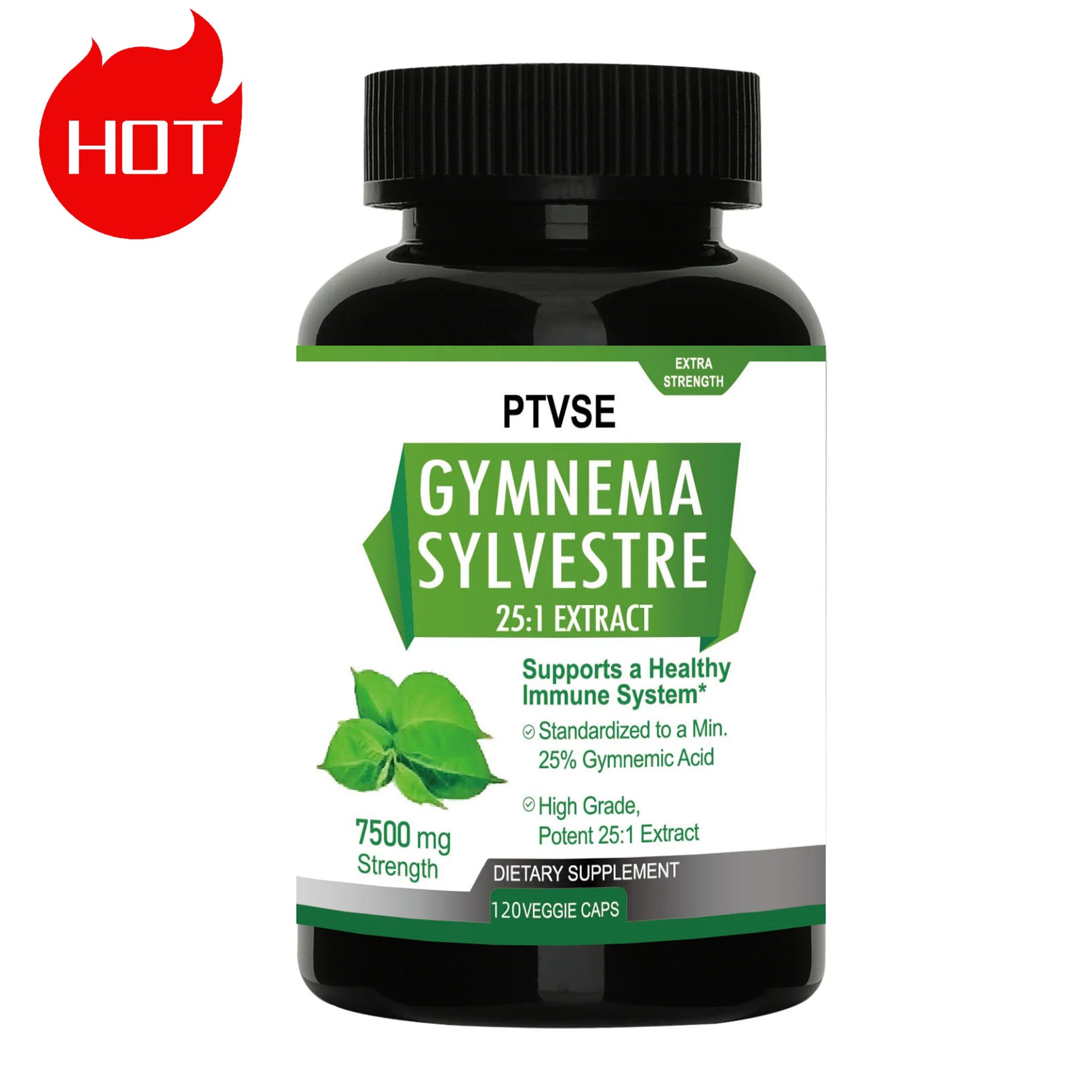 Gymnema Sylvestre – Sugar Craving & Glucose Control - 100% organic - known for its unique ability to support sugar craving control and metabolic balance, helping promote healthier eating habits.