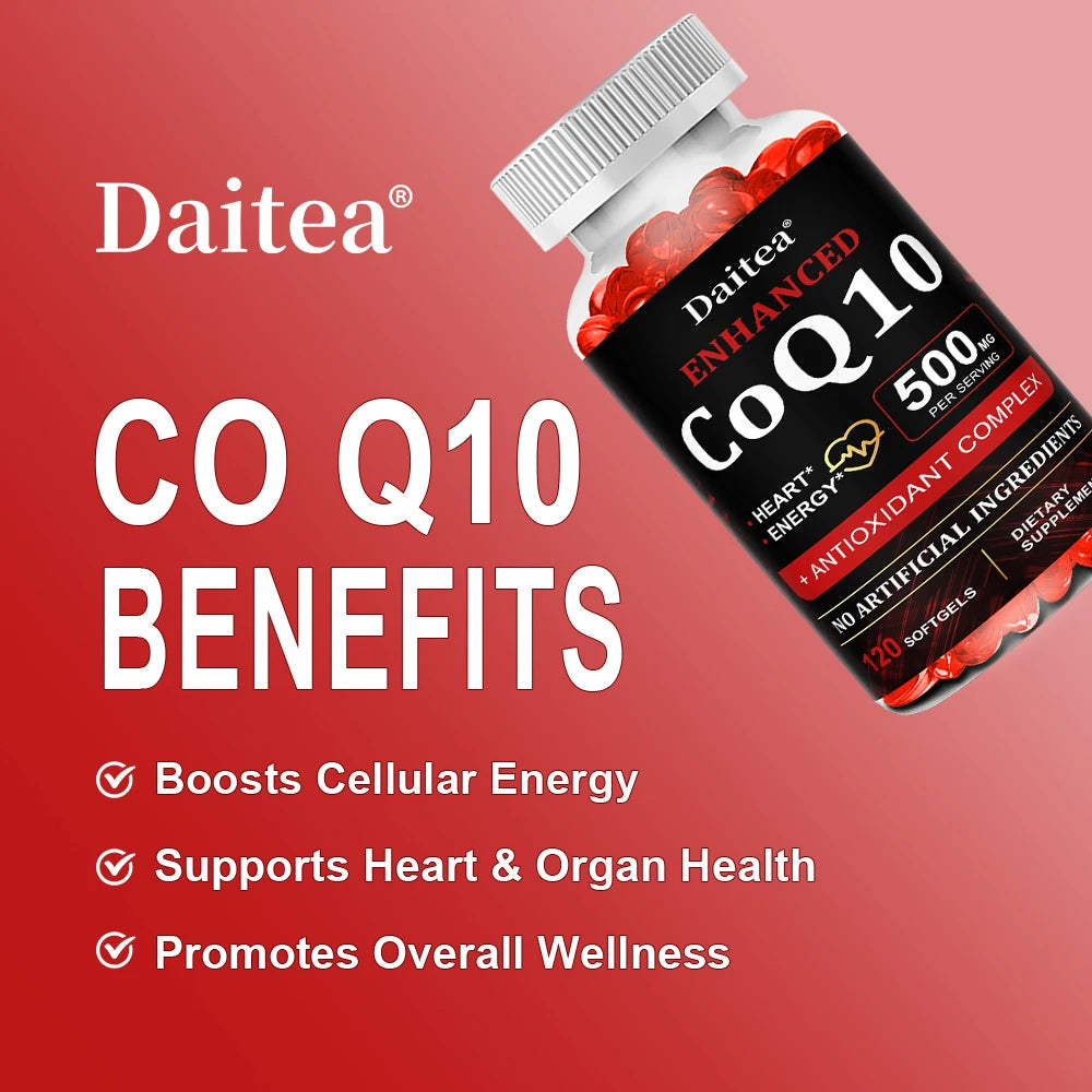 CoQ10 (Ubiquinone) – Heart & Energy Support Antioxidant