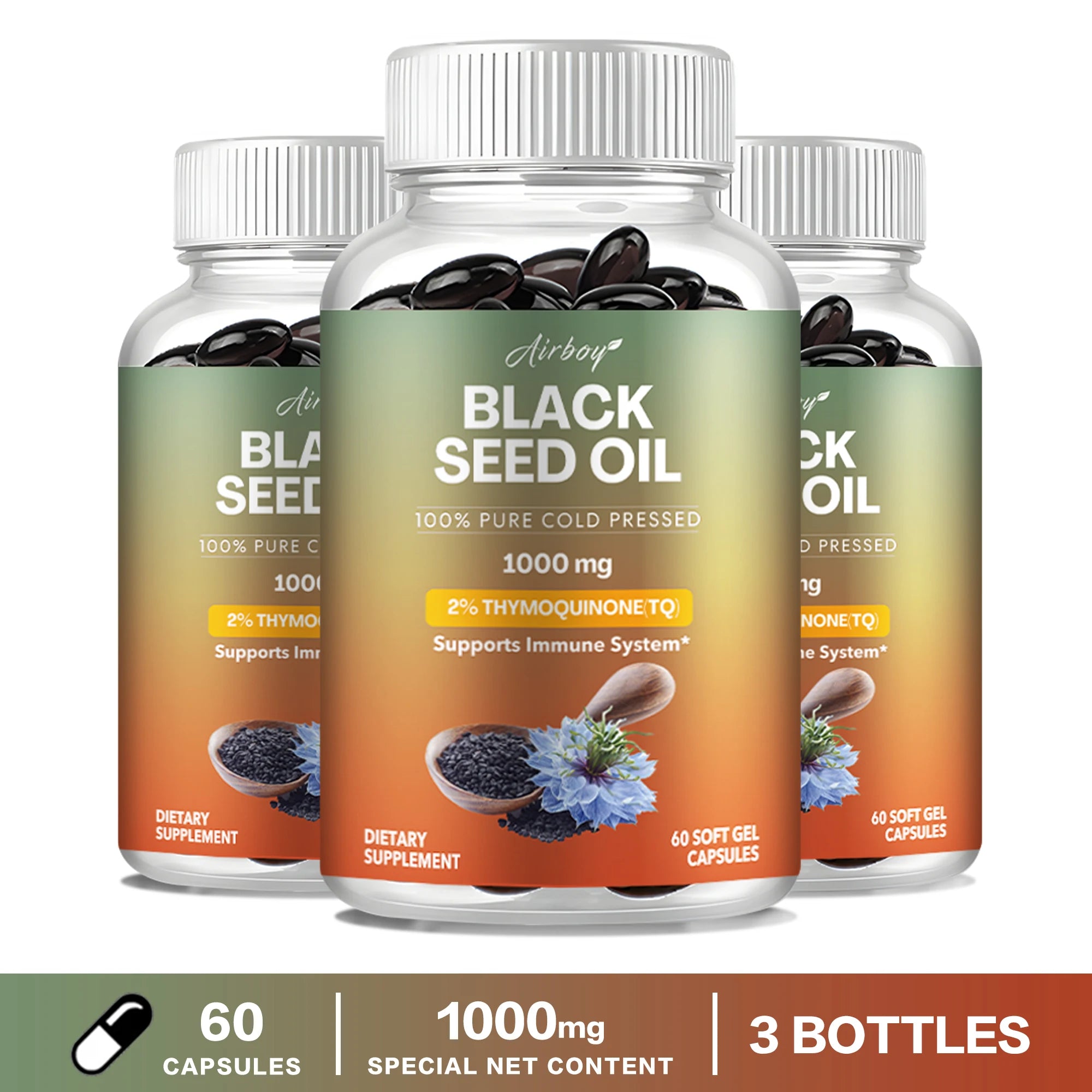 Black Seed Oil – Supports Immunity, Digestion, Skin & Overall Vitality