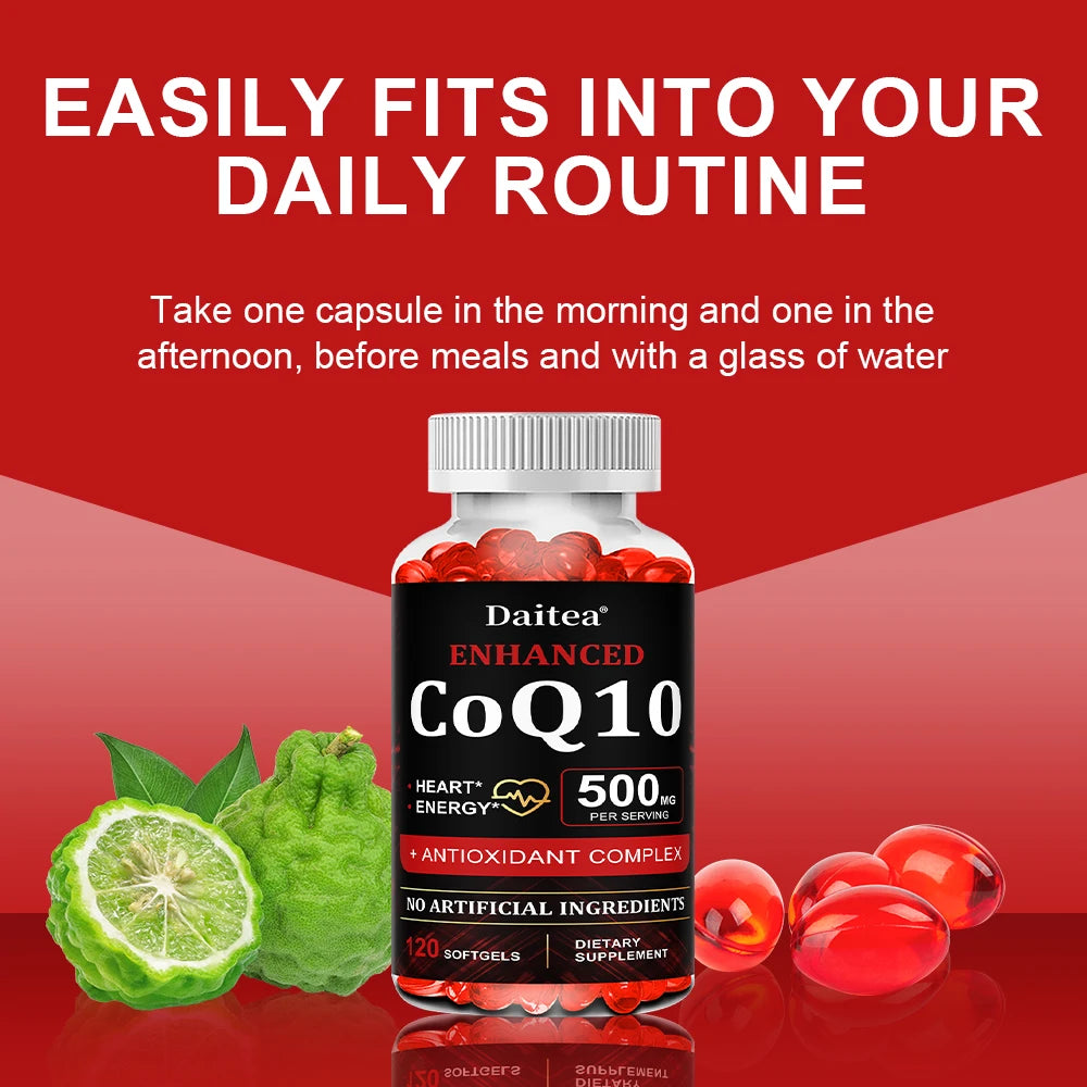 CoQ10 (Ubiquinone) – Heart & Energy Support Antioxidant