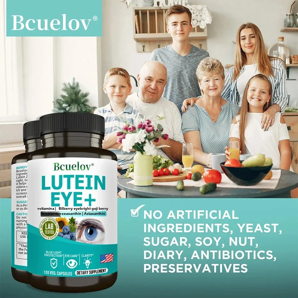 Lutein Eye+ – Vision, Focus & Blue Light Defence with Lutein, Zeaxanthin & Bilberry