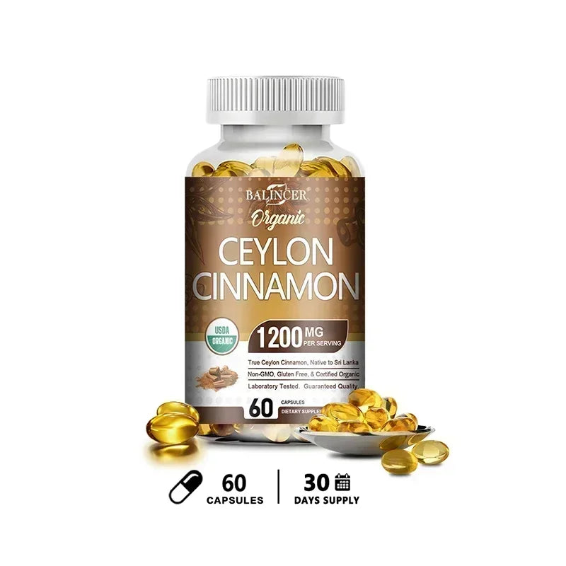 Organic Ceylon Cinnamon Extract – Blood Sugar & Insulin Balance - valued since ancient Egypt and traditionally used to support digestion and vitality.