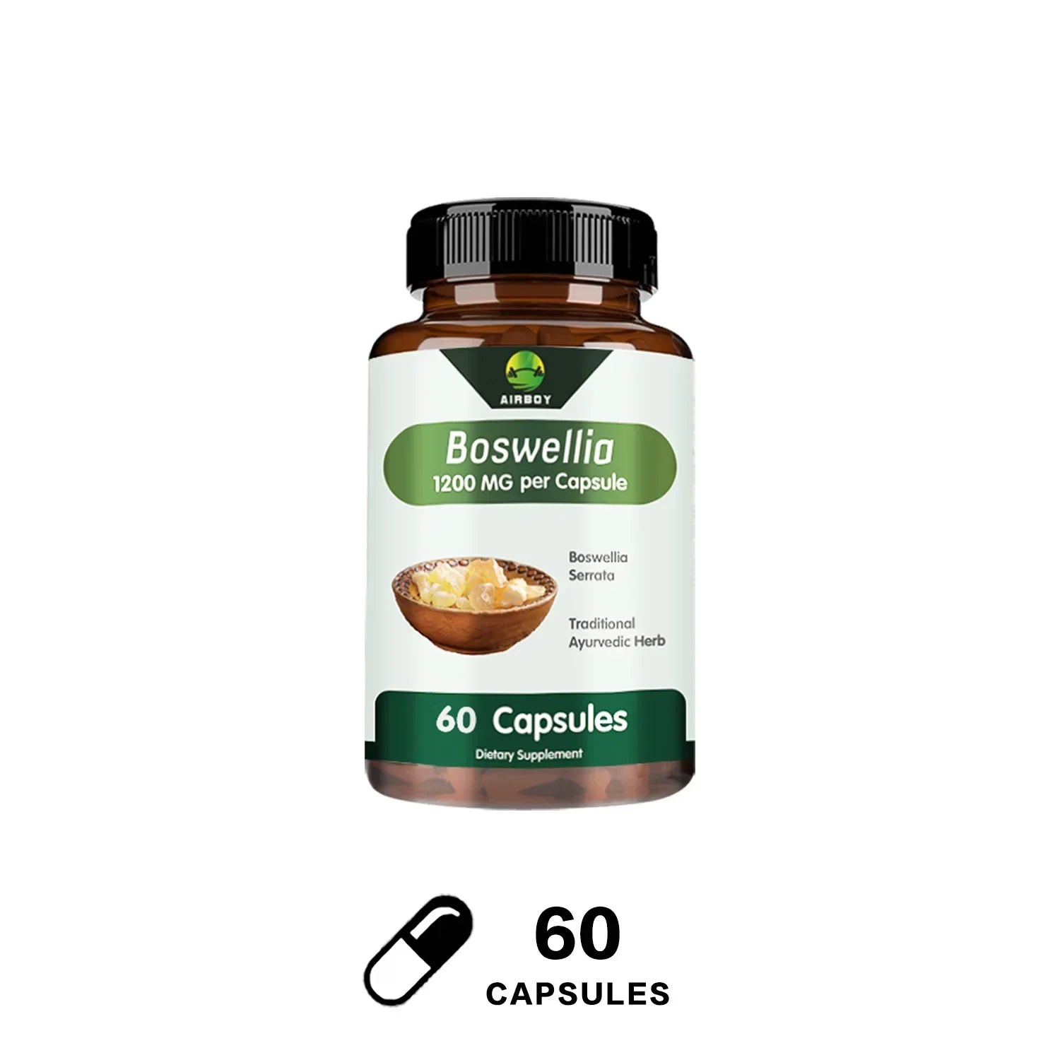 Boswellia Serrata Extract - supports joint comfort and mobility, helping maintain an active lifestyle.