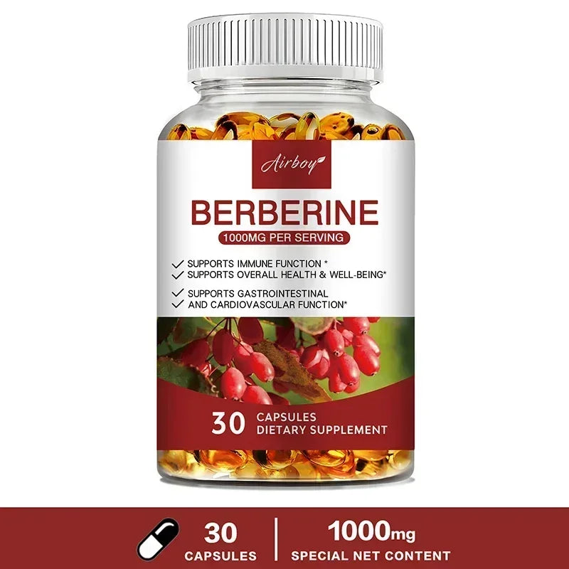 Berberine – Metabolic & Blood Sugar Support - used for over 3,000 years in Traditional Chinese and Ayurvedic medicine to support digestion, metabolic balance, and general vitality.