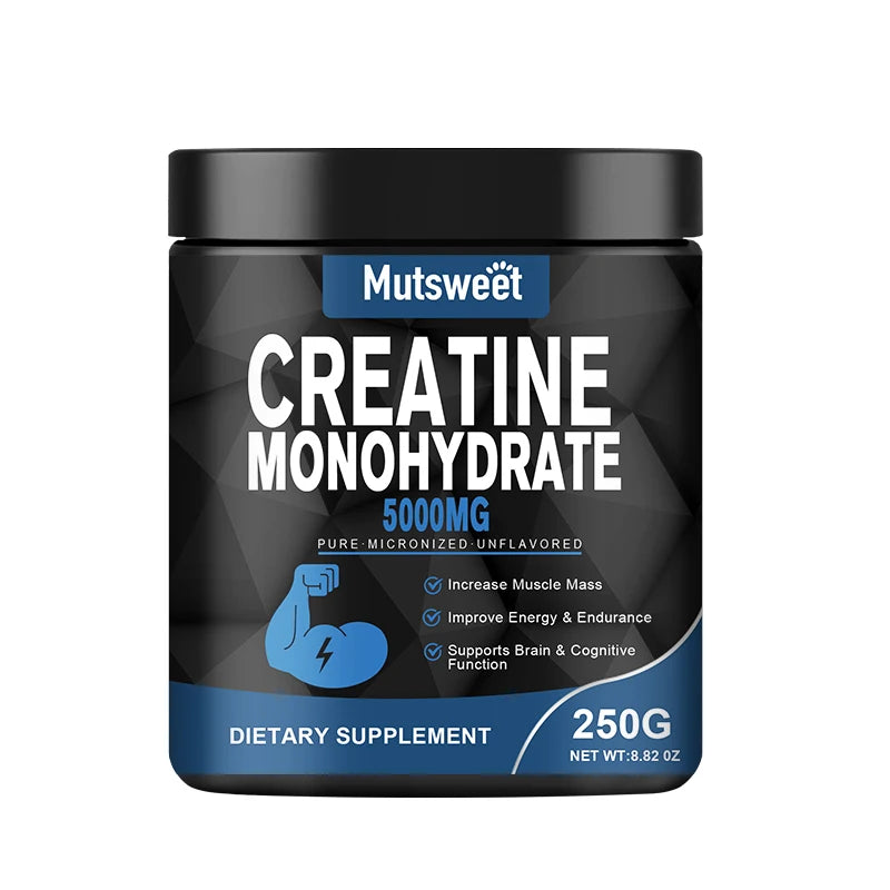 Monohydrate Creatine 5000mg – Pure Micronized Creatine for Muscle Health, Energy, and Performance
