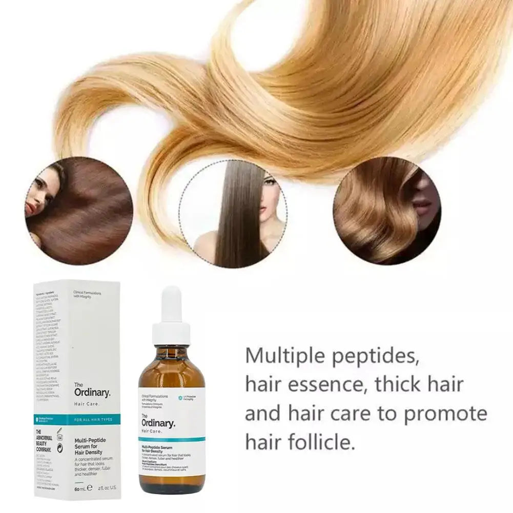 Advanced Hair Care Serum with Multi-Peptides & Tea/Caffeine Plant Extracts – Boost Hair Density & Scalp Health for All Hair Types