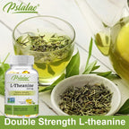 L-Theanine 200 Mg - A naturally occurring amino acid. Relieve Fatigue, Improve Negative Emotions, Relax The Body and Mind, and Improve Sleep Quality