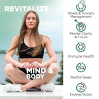 Organic Ashwagandha Supplement – Stress Relief, Energy, Vitality & Hormone Balance