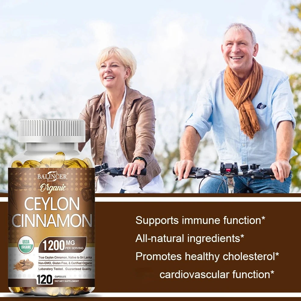 Organic Ceylon Cinnamon Extract – Blood Sugar & Insulin Balance - valued since ancient Egypt and traditionally used to support digestion and vitality.