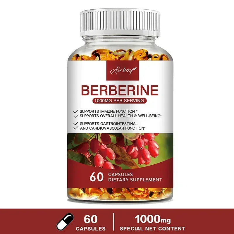 Berberine – Metabolic & Blood Sugar Support - used for over 3,000 years in Traditional Chinese and Ayurvedic medicine to support digestion, metabolic balance, and general vitality.