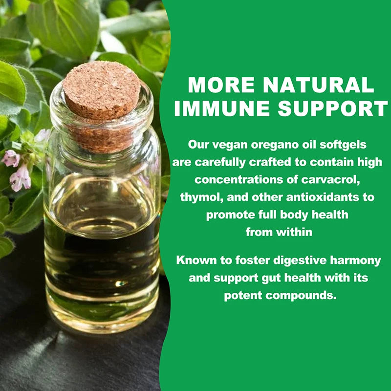 Oil of Oregano – Supports Digestion, Heart Health, Detoxification & Immune Function with 70% Carvacrol