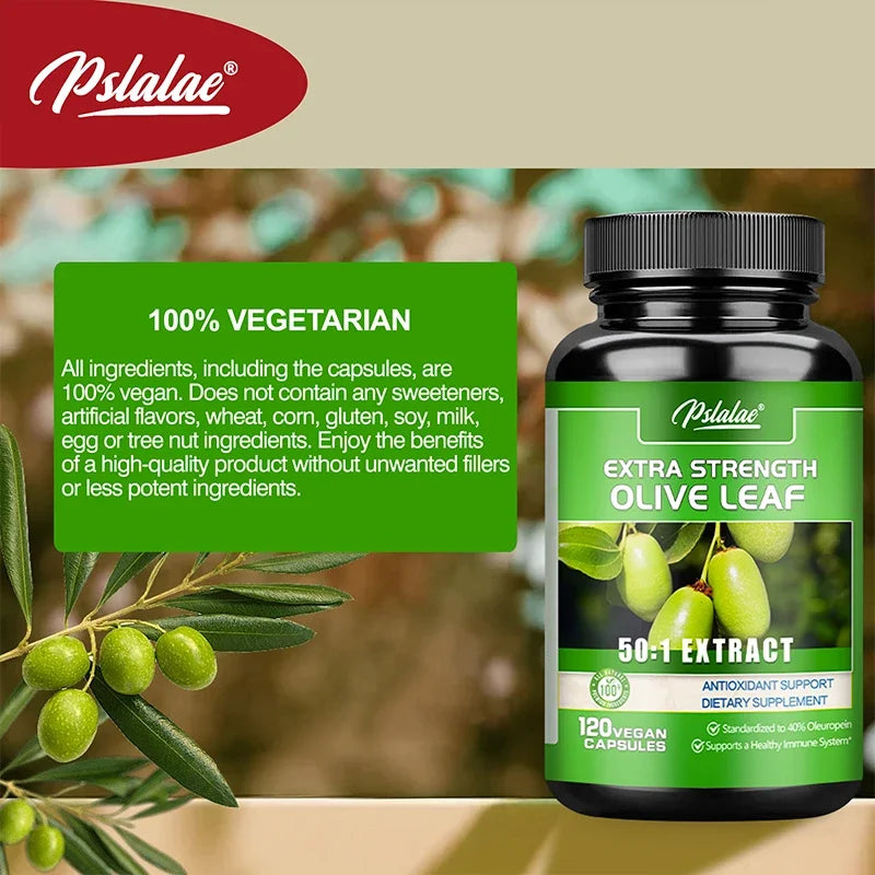 Olive Leaf Extract – Cardiovascular Health & Immune Support, Antioxidant - 40% Oleuropein