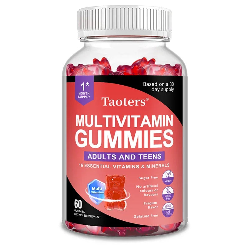 Multivitamin Gummies – Daily Antioxidant Support with Vitamins A, B6, B12, C, Biotin & Choline