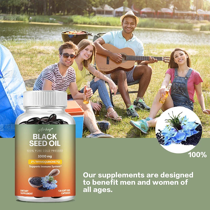 Black Seed Oil – Supports Immunity, Digestion, Skin & Overall Vitality