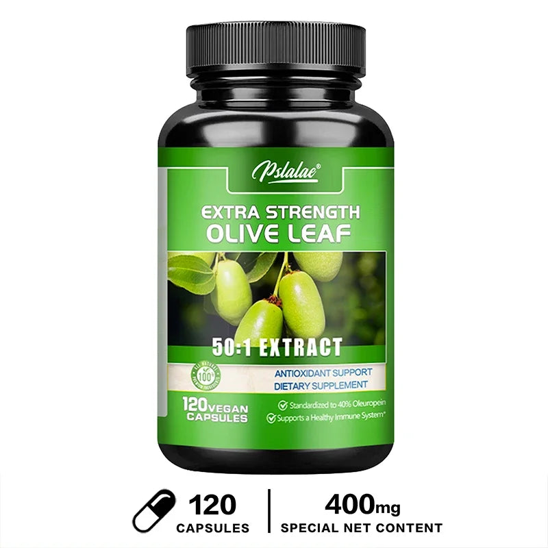 Olive Leaf Extract – Cardiovascular Health & Immune Support, Antioxidant - 40% Oleuropein