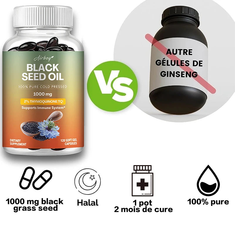 Black Seed Oil – Supports Immunity, Digestion, Skin & Overall Vitality