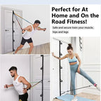 Multifunctional Home Fitness Equipment – Elastic Rope Door Pull Strap, Portable Resistance Training System