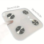 Bluetooth 2 Smart Body Composition Scale – Sleek Minimalist Design with BMR & Heart Rate Tracking