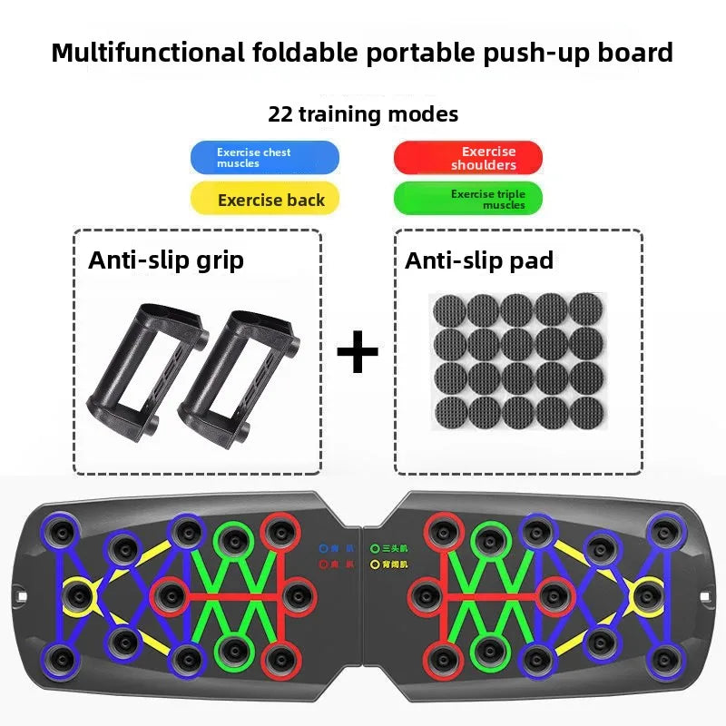 Push-Up Board – Multi-Angle Home Gym Fitness System for Chest, Arms, shoulders and back.