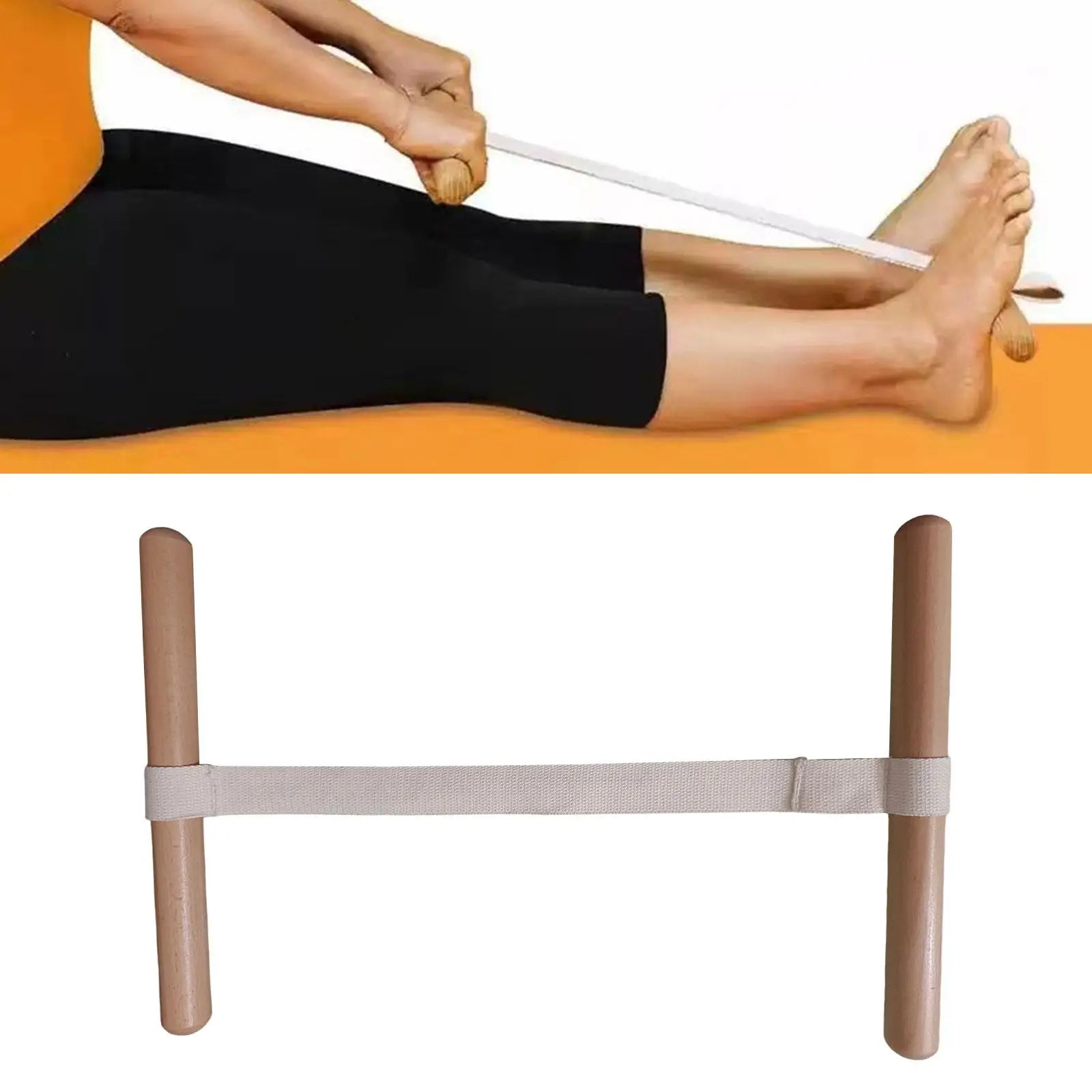 Stretching Strap Improved Mobility Training Adjustable Stretching Equipment Stretch Strap for Fitness Gymnastics Home Gym