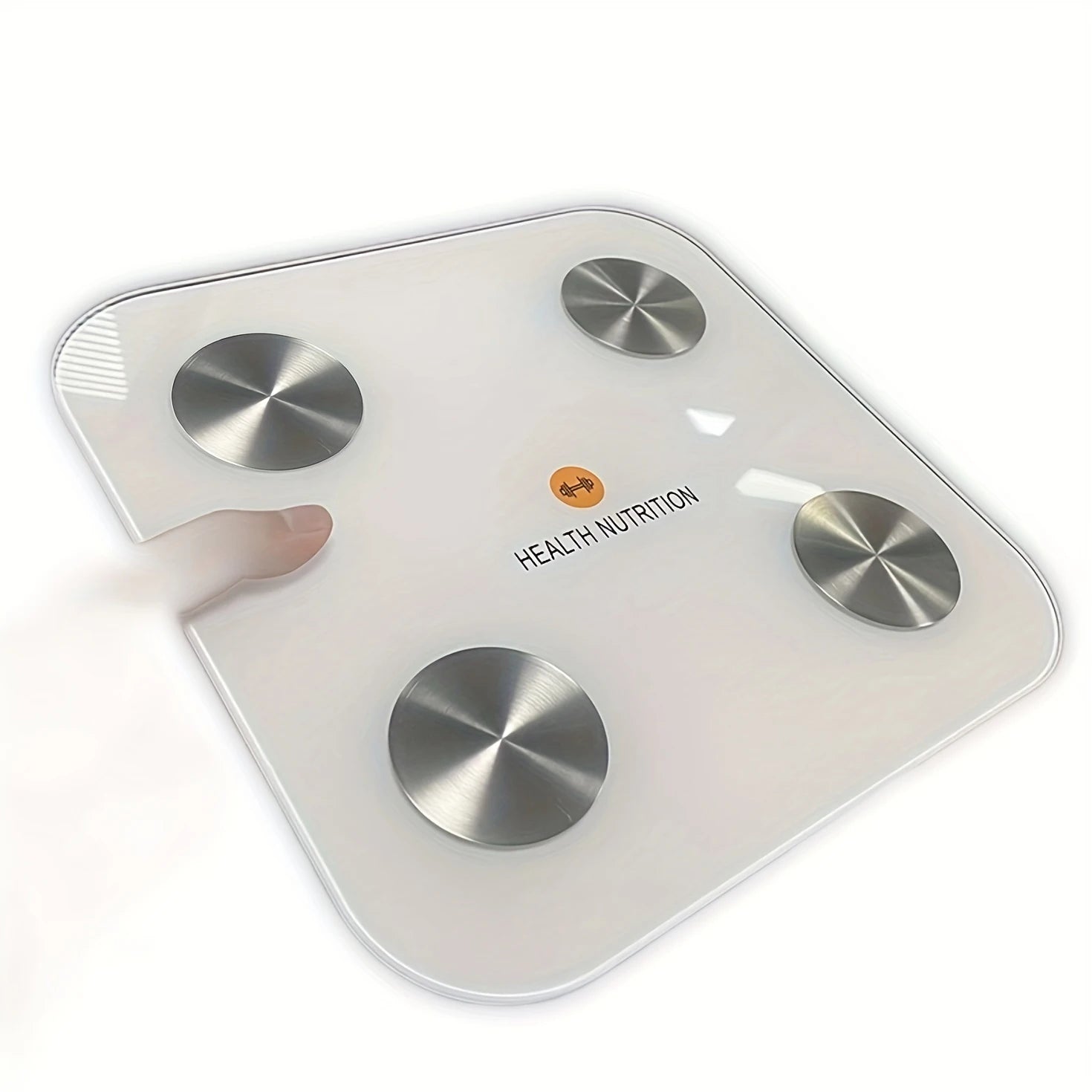 Bluetooth Body Fat Scale – Smart Home Weight Scale with BMR & Heart Rate Monitor (150kg Capacity)