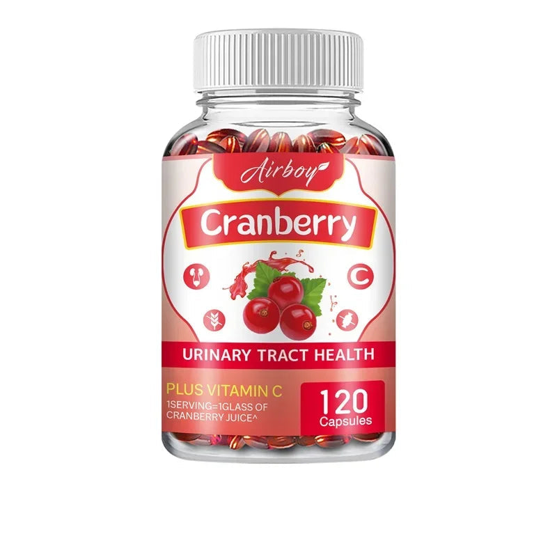 Cranberry Capsules – Supports Urinary Tract Health, Bladder Function, and Provides Antioxidant