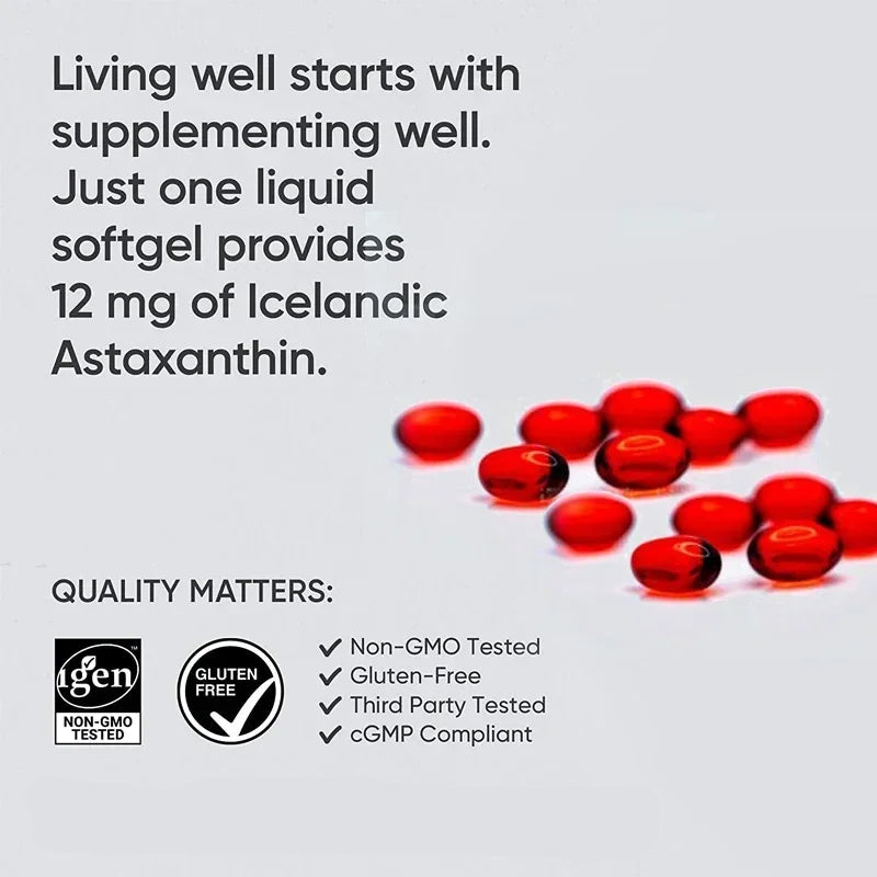 Astaxanthin – Antioxidant Powerhouse for Eye, Skin & Cellular Health