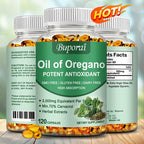Oil of Oregano – Supports Digestion, Heart Health, Detoxification & Immune Function with 70% Carvacrol