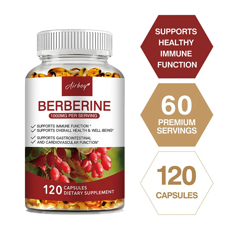 Berberine – Metabolic & Blood Sugar Support - used for over 3,000 years in Traditional Chinese and Ayurvedic medicine to support digestion, metabolic balance, and general vitality.