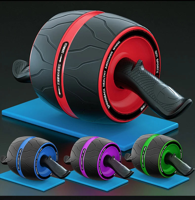Abdomen Sports Roller with Knee Pad – Non-Slip, Anti-Collision Wheel & Ergonomic Grip