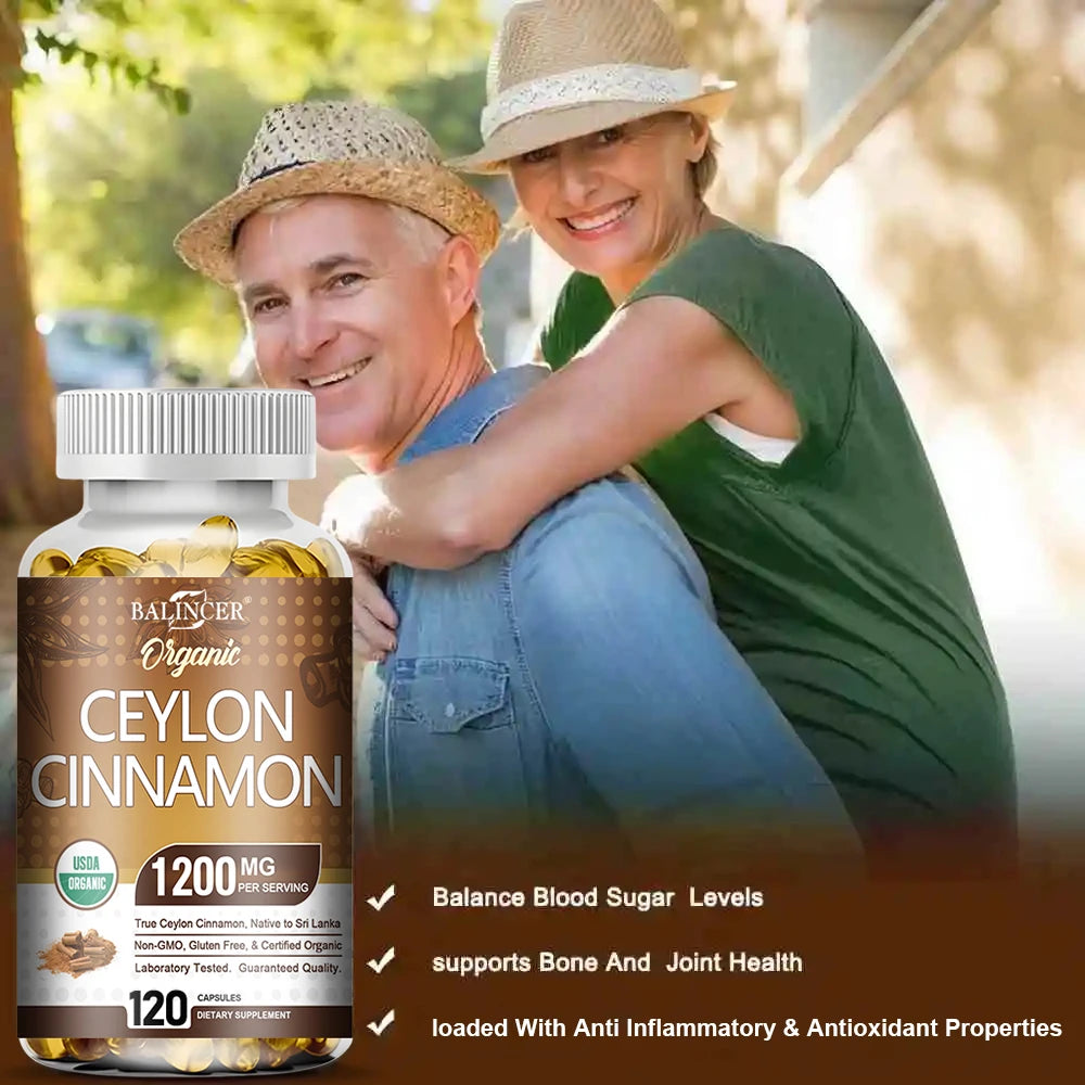 Organic Ceylon Cinnamon Extract – Blood Sugar & Insulin Balance - valued since ancient Egypt and traditionally used to support digestion and vitality.