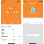 Bluetooth 2 Smart Body Composition Scale – Sleek Minimalist Design with BMR & Heart Rate Tracking