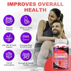 Multivitamin Gummies – Daily Antioxidant Support with Vitamins A, B6, B12, C, Biotin & Choline