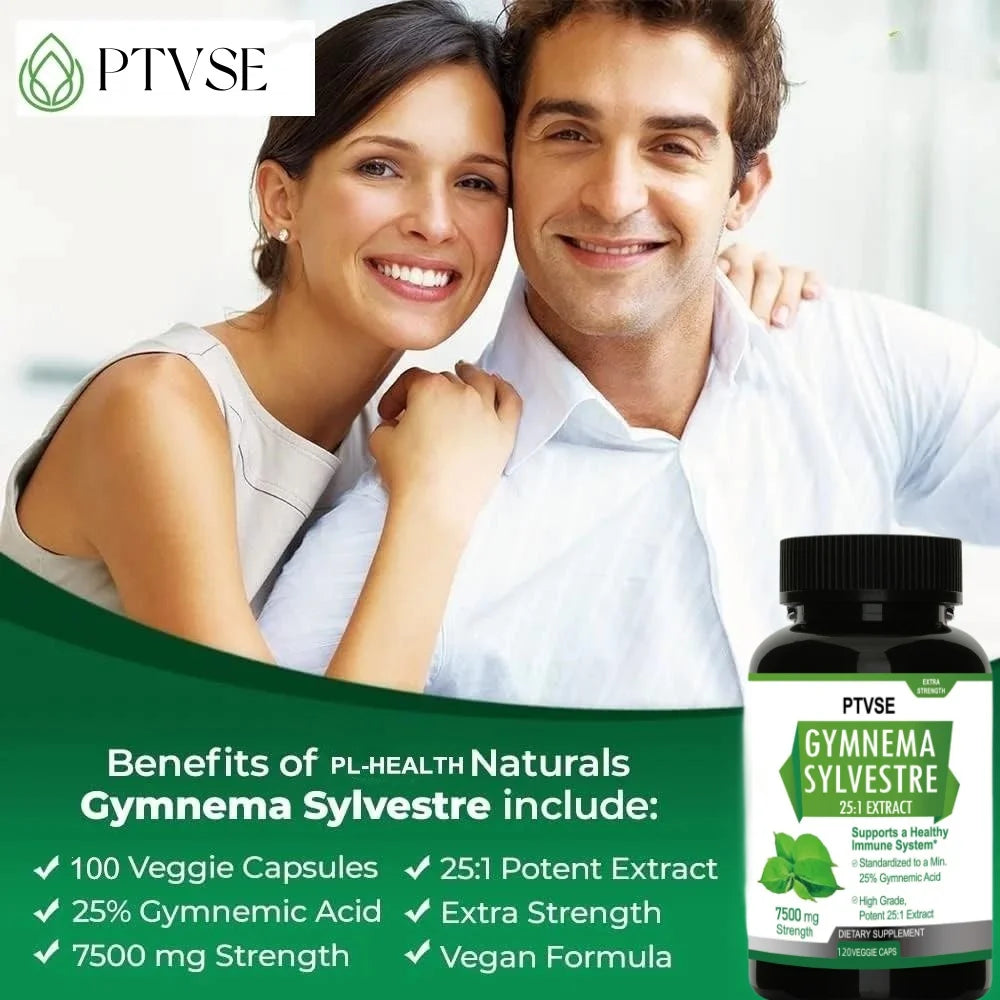 Gymnema Sylvestre – Sugar Craving & Glucose Control - 100% organic - known for its unique ability to support sugar craving control and metabolic balance, helping promote healthier eating habits.