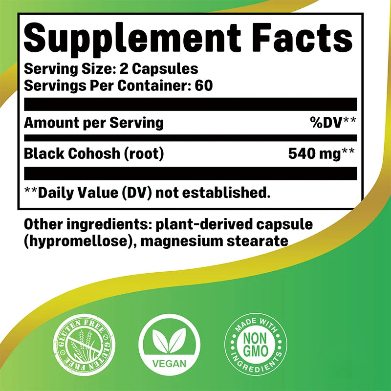 Black Cohosh Root – Natural Relief for Menopause & Hormonal Balance