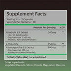 Rhodiola Rosea 2500 mg – Stress Resilience, Focus & Energy Support